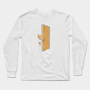 Dog back the door Long Sleeve T-Shirt